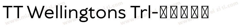 TT Wellingtons Trl字体转换